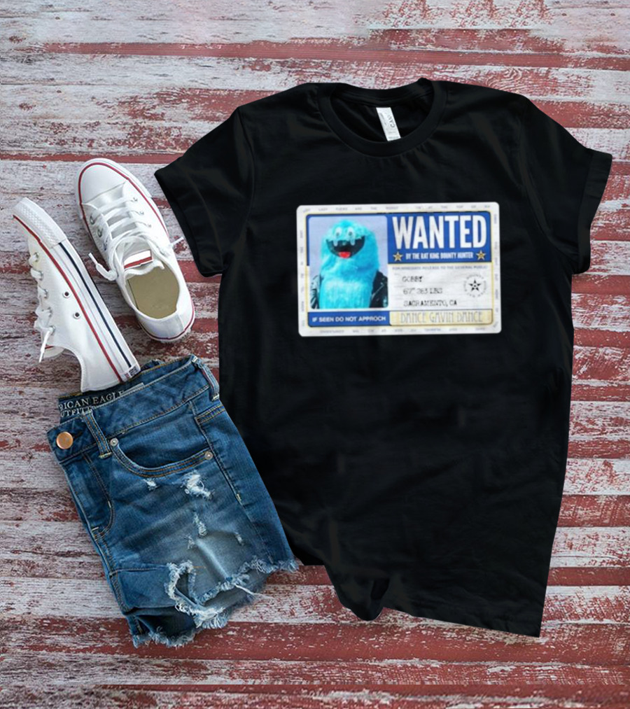 Dance Gavin Dance Wanted Gobby Rae King Bounty Hunter Sacramento T-Shirt