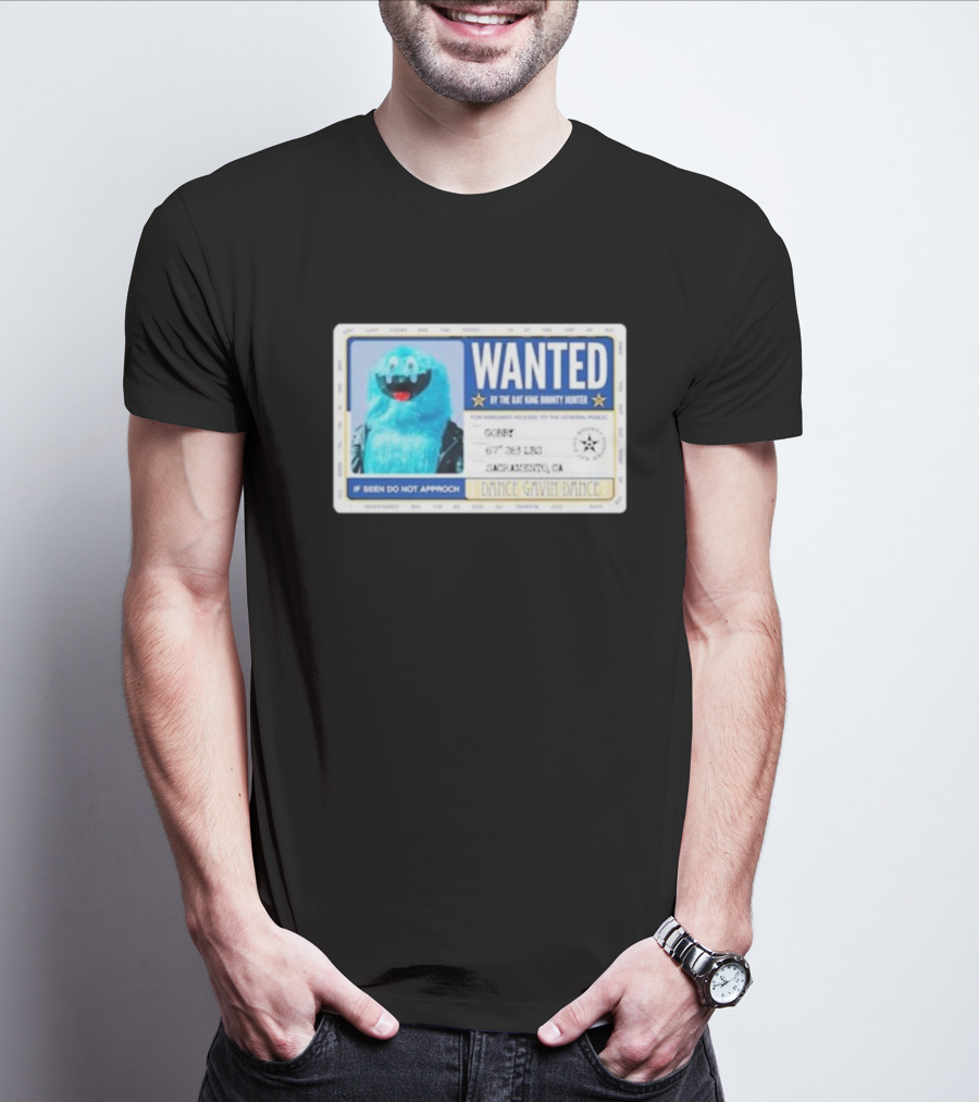 Dance Gavin Dance Wanted Gobby Rae King Bounty Hunter Sacramento T-Shirt