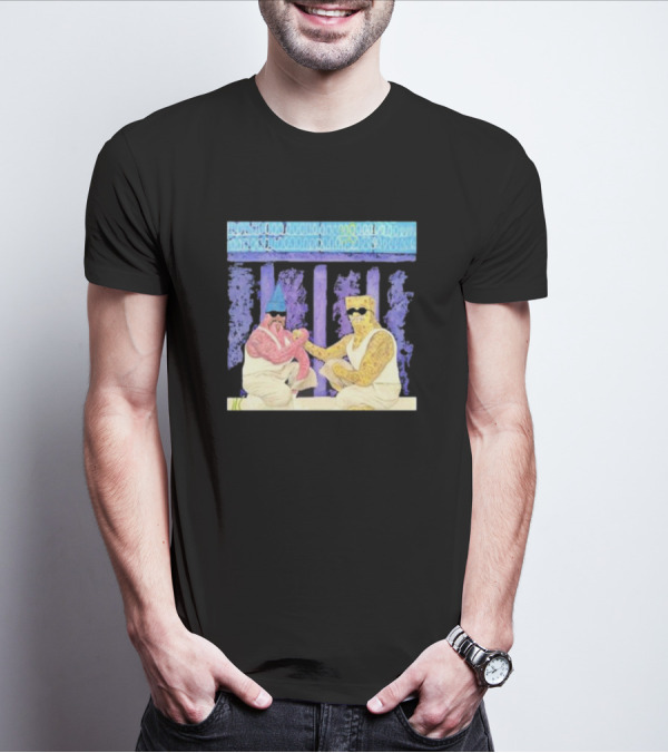 Mi Riqueza Ariel Camacho Greek Style Illustrative Scene T-Shirt