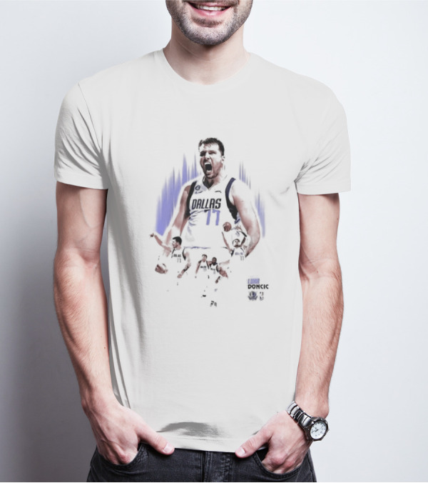 Luka Doncic Dallas 77 Western Conference Basketball T-Shirt