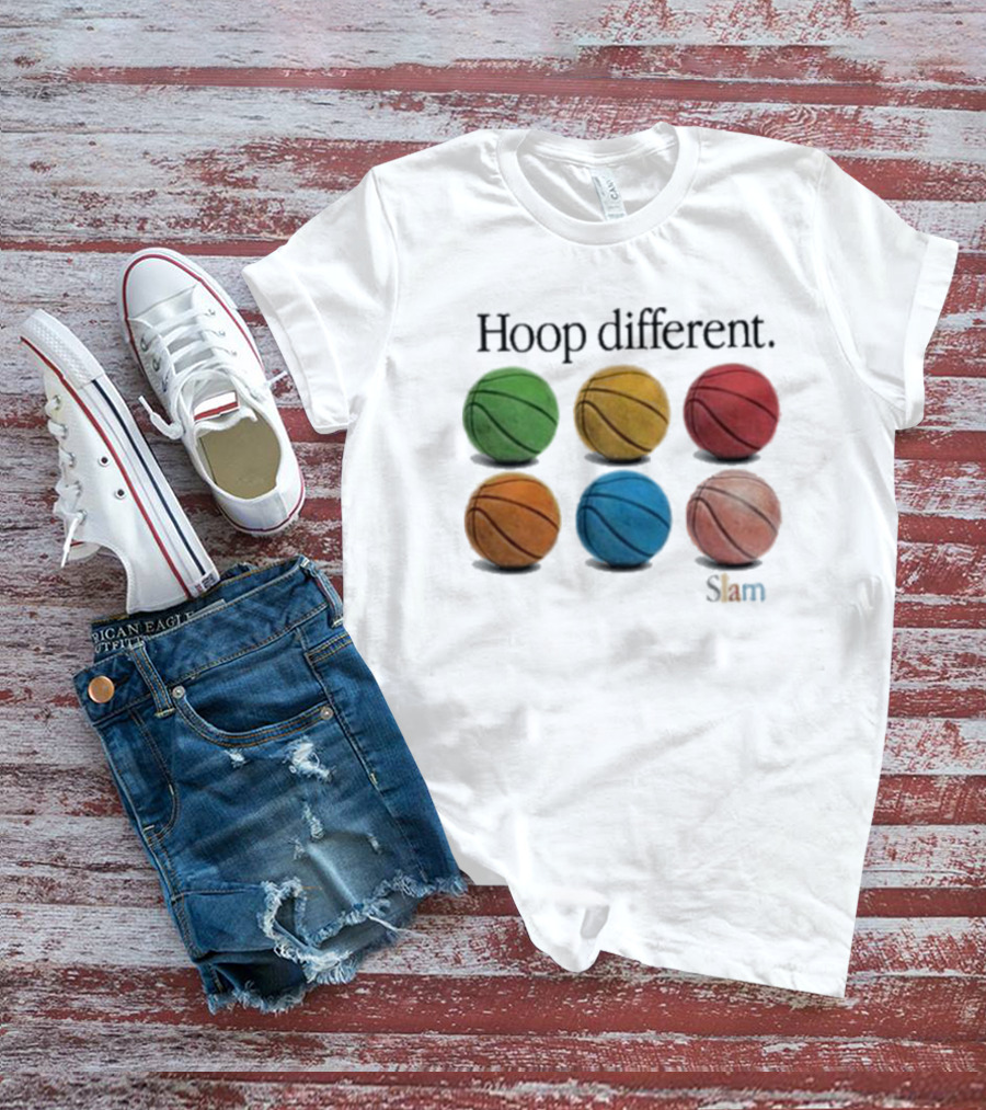 Kate Martin Hoop Different Slam Basketball Multicolor Balls T-Shirt