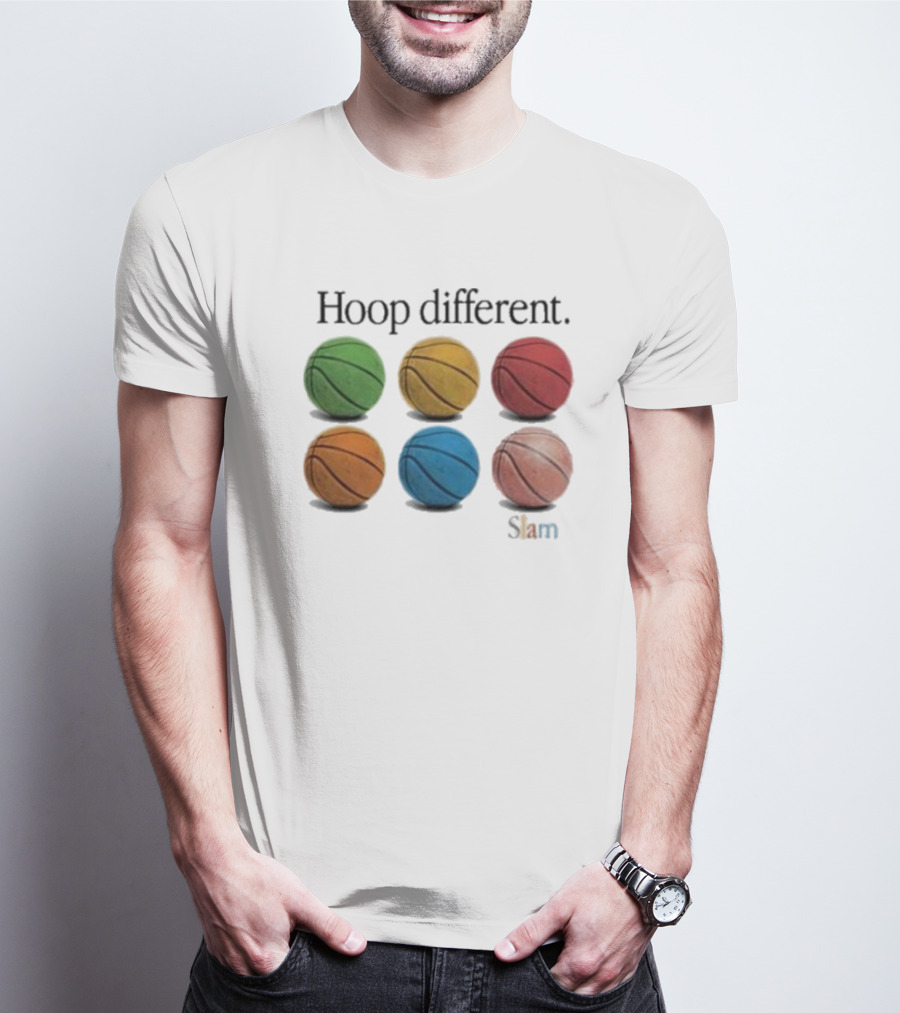 Kate Martin Hoop Different Slam Basketball Multicolor Balls T-Shirt