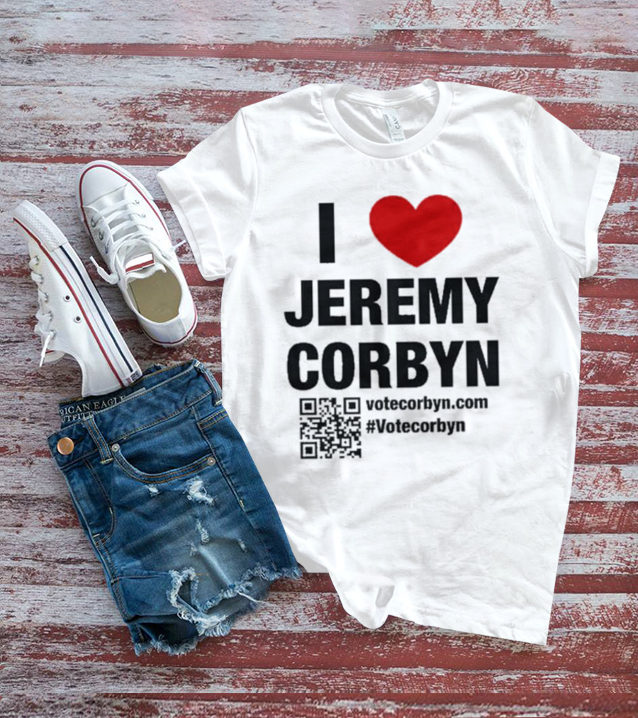 I Love Jeremy Corbyn VoteCorbyn.com #VoteCorbyn T-Shirt