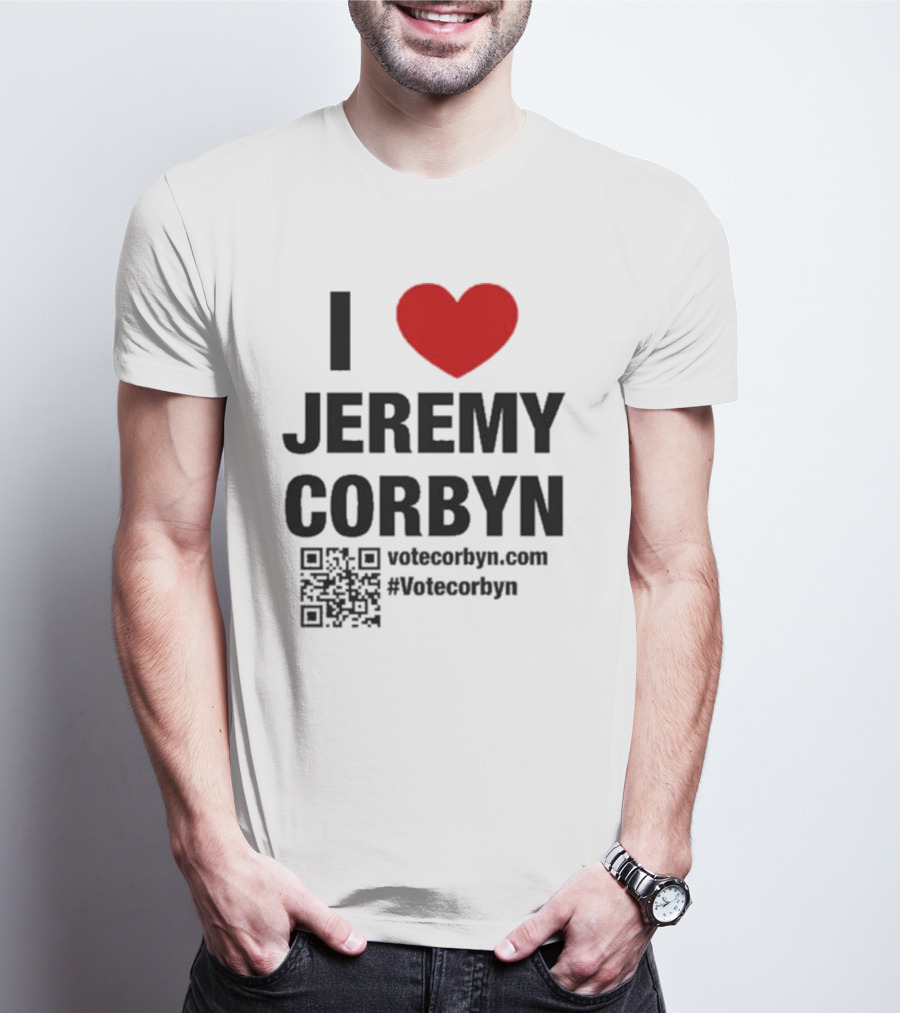 I Love Jeremy Corbyn VoteCorbyn.com #VoteCorbyn T-Shirt