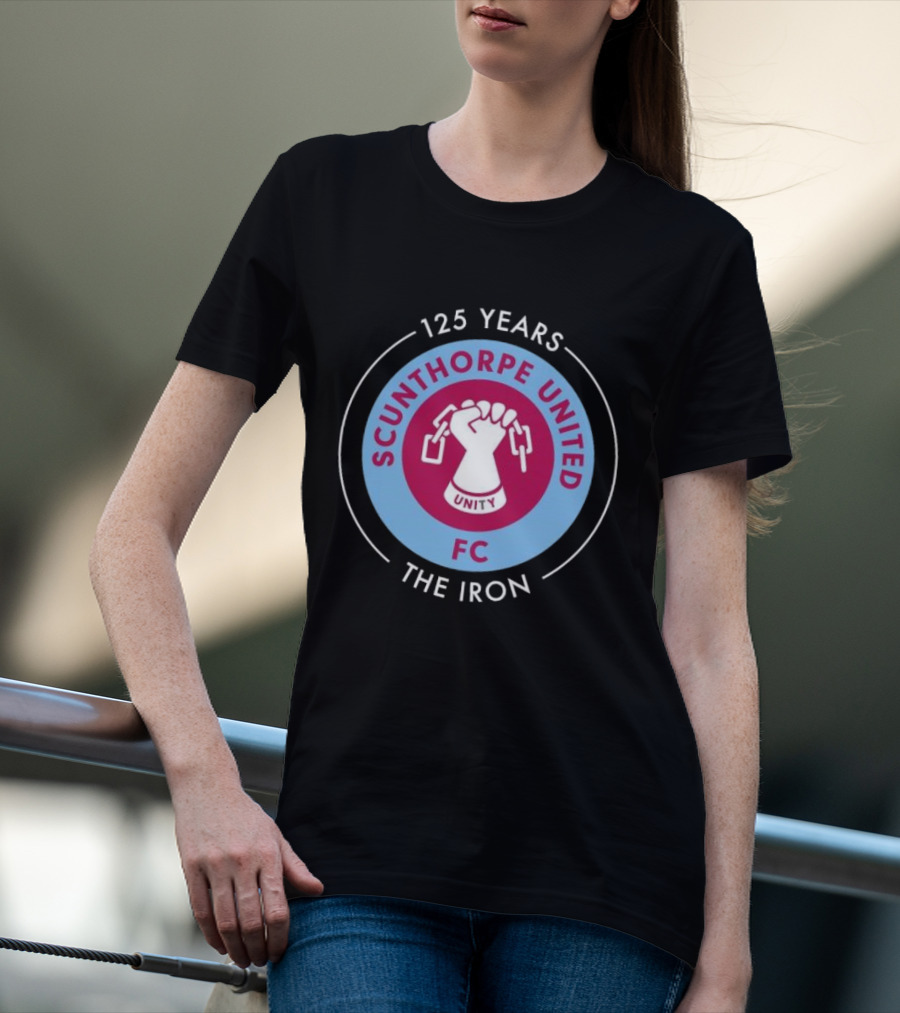 125 Years Scunthorpe United FC The Iron Unity T-Shirt