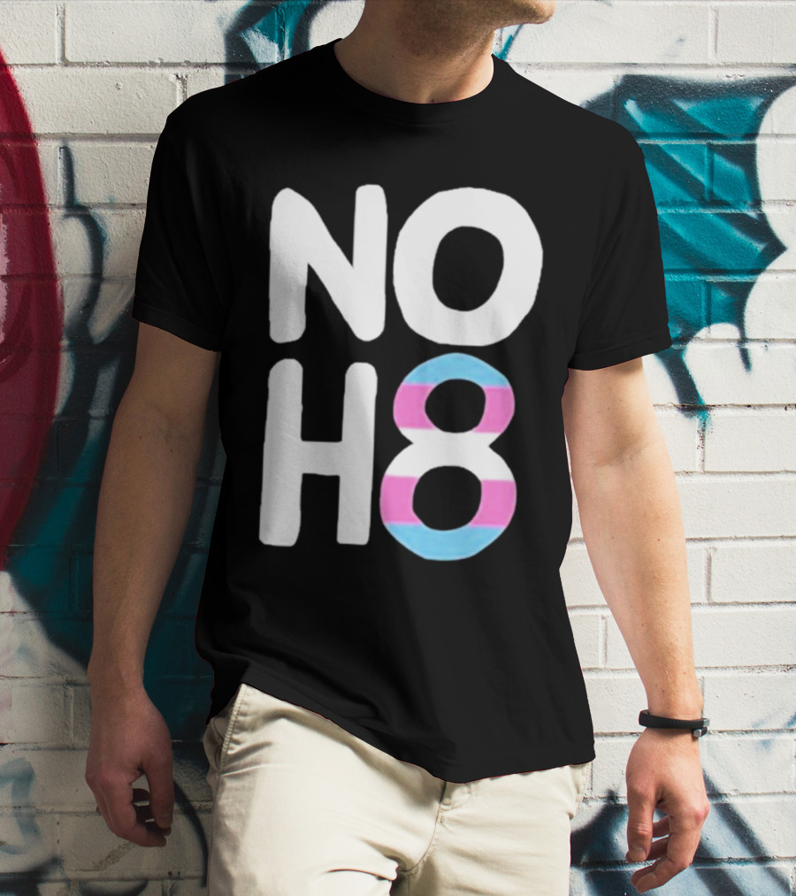 NO H8 Trans Pride Colors T-Shirt