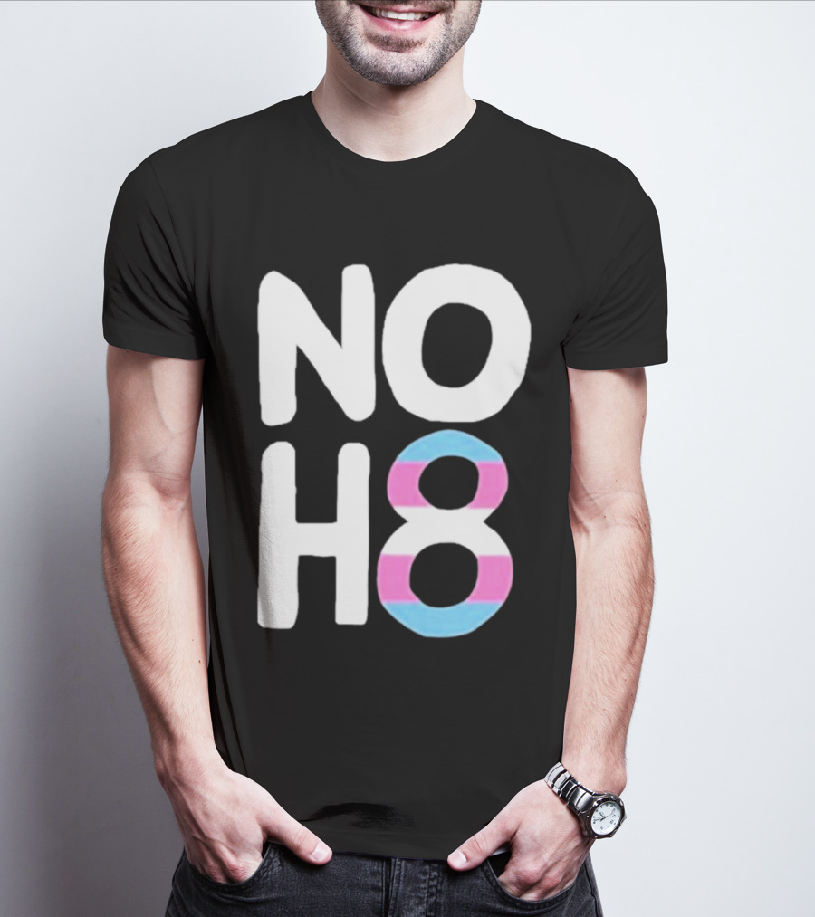 NO H8 Trans Pride Colors T-Shirt