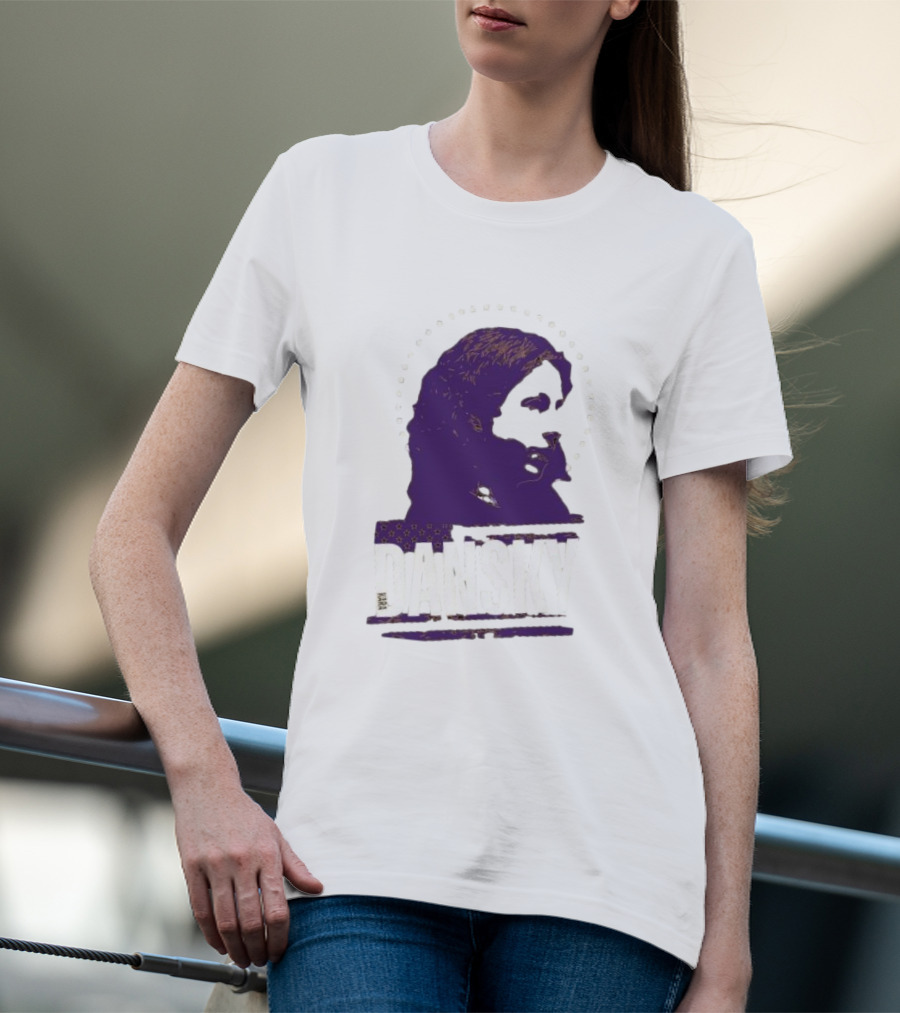 Dansky Purple Silhouette With Stars T-Shirt
