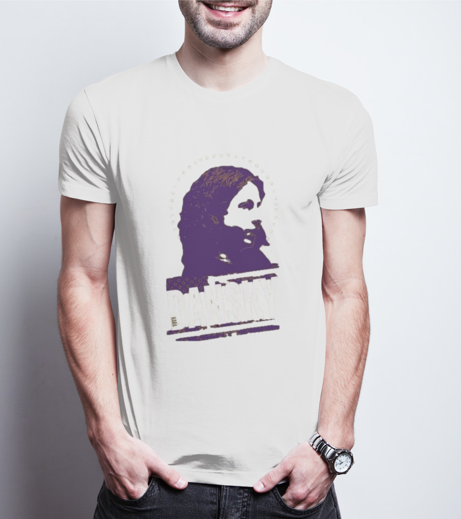 Dansky Purple Silhouette With Stars T-Shirt
