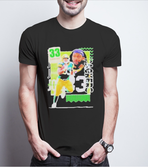 Packers Aaron Jones 33 Football Player Running Back T-Shirt