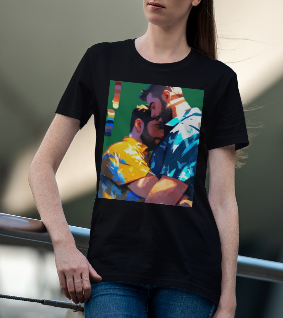 Ego Rodriguez Colours Pride Men's Embrace T-Shirt