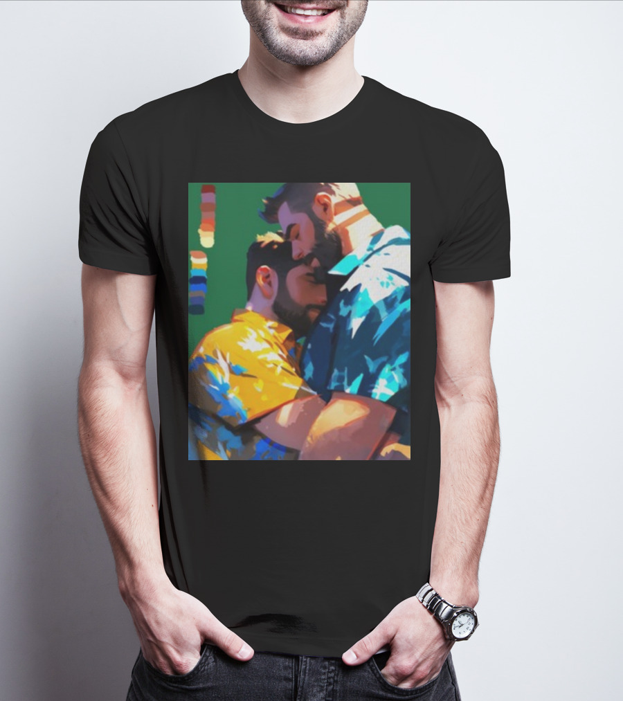 Ego Rodriguez Colours Pride Men's Embrace T-Shirt