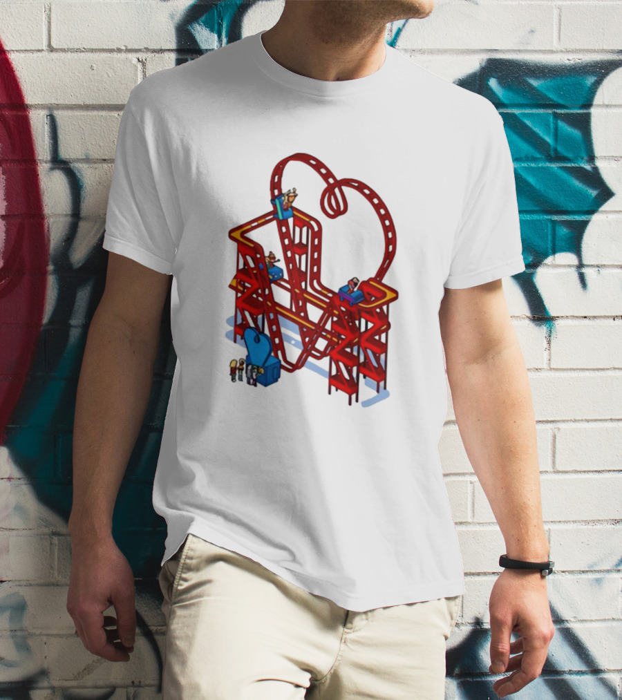 James Marriott Are We There Yet Roller Coaster Construction Fun Adventure T-Shirt