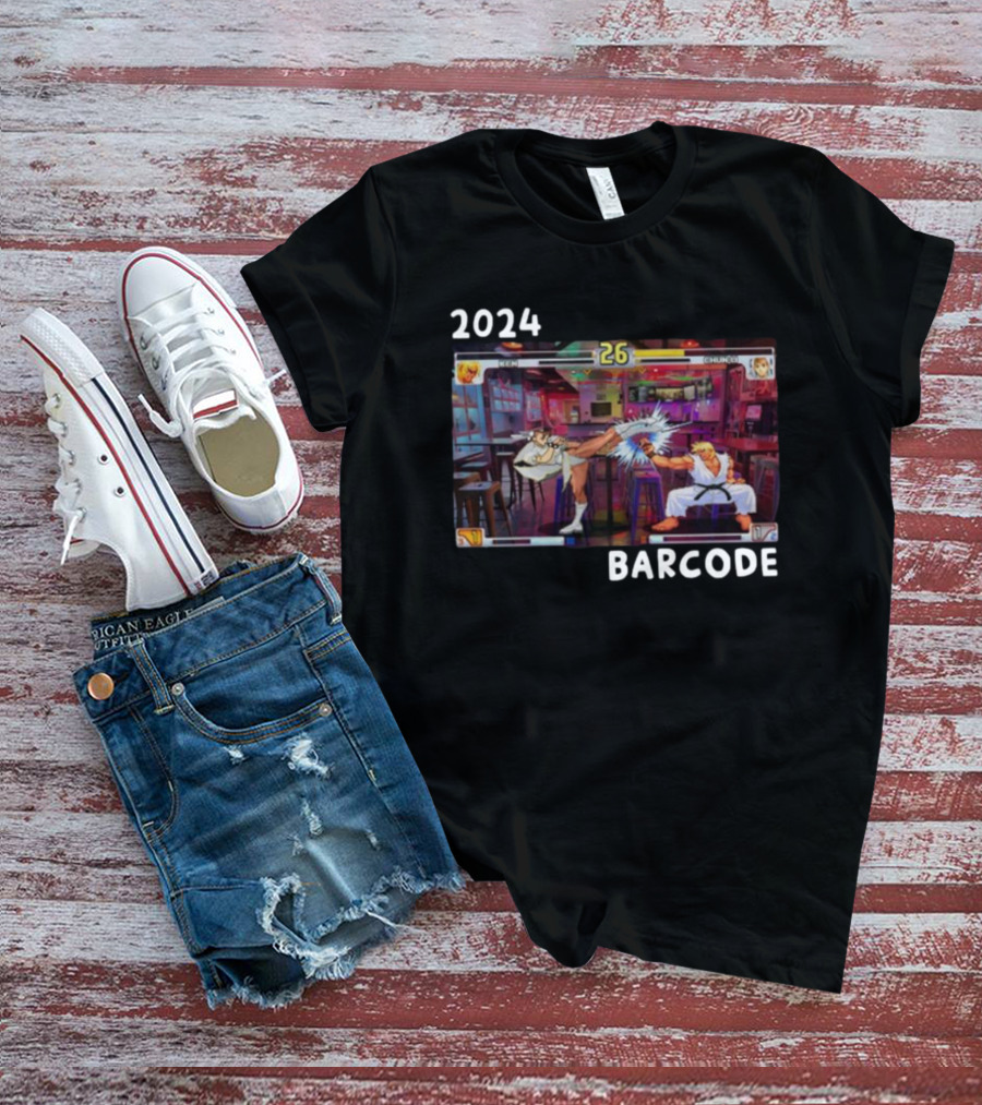 Barcode 2024 Street Fighter 3Rd Strike T-Shirt