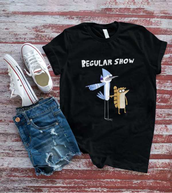 Regular Show Mordecai And Rigby Characters T-Shirt