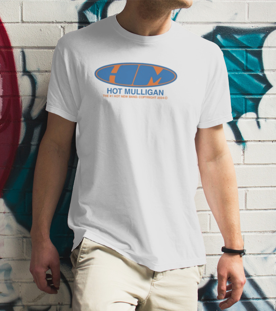 Hot Mulligan HM Oval Logo The #1 Hot New Band Copyright T-Shirt