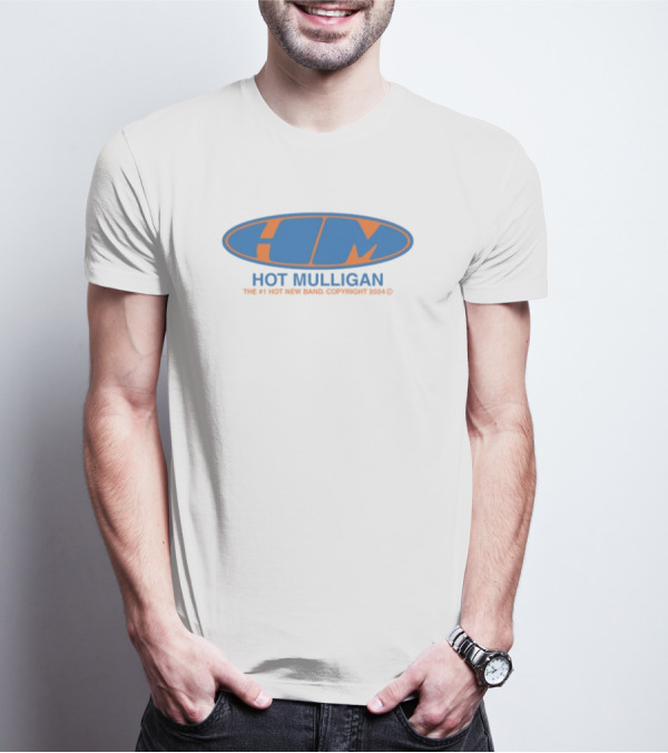 Hot Mulligan HM Oval Logo The #1 Hot New Band Copyright T-Shirt
