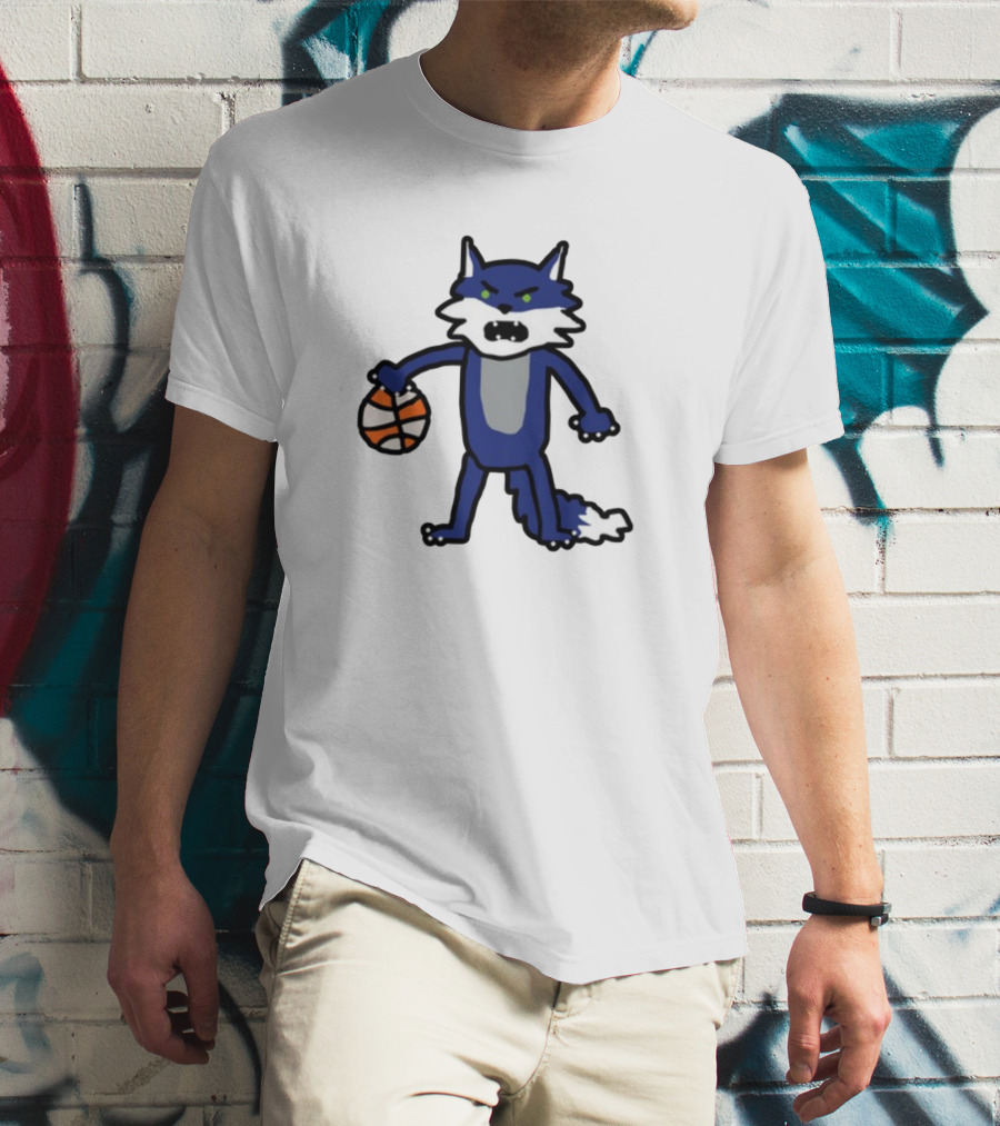 Lynx Paint Night Basketball Wolf T-Shirt