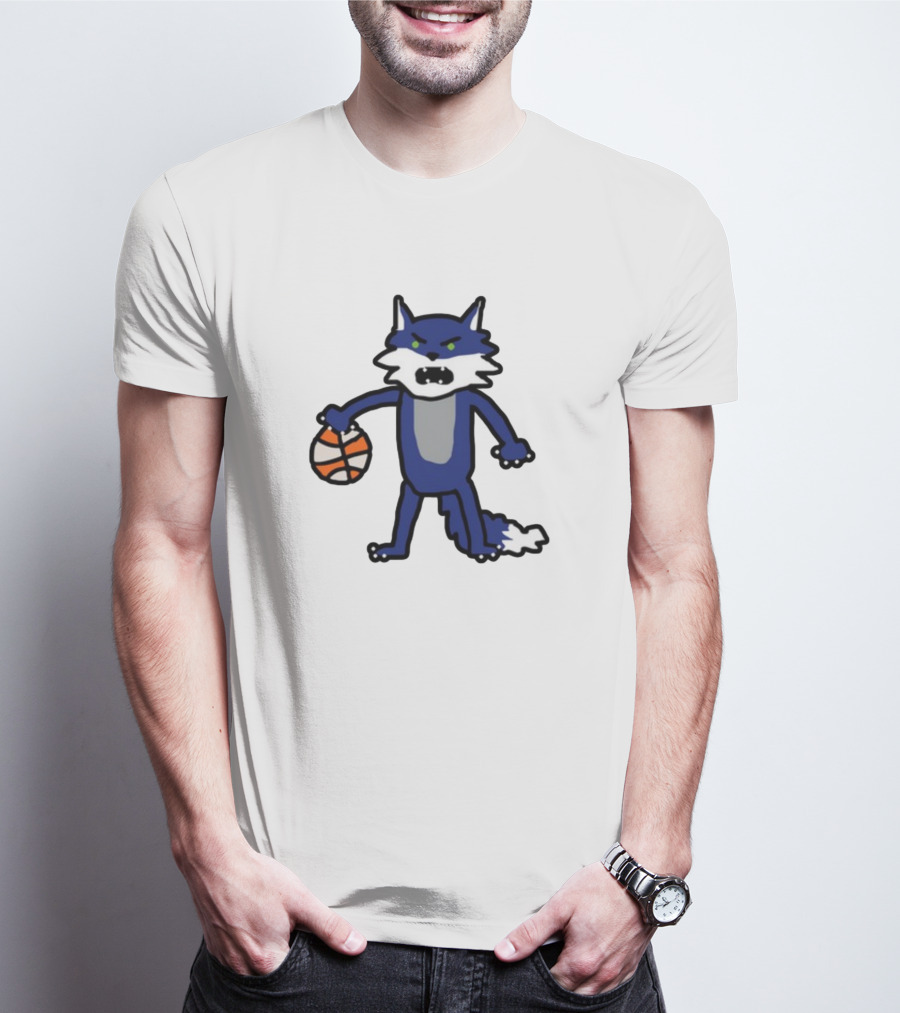 Lynx Paint Night Basketball Wolf T-Shirt