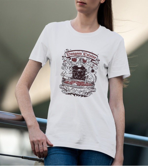 Dungeon Cuisine Devil Chef Brewing Magical Soup T-Shirt