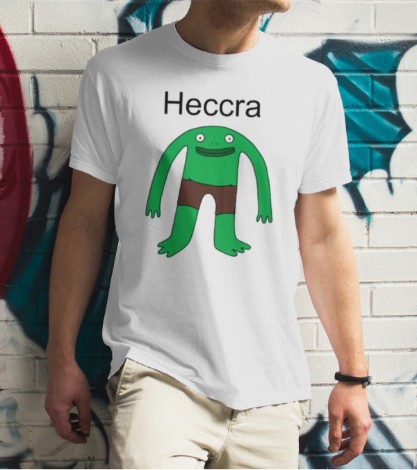 Heccra Mr. Frog Cartoon Character In Brown Shorts T-Shirt