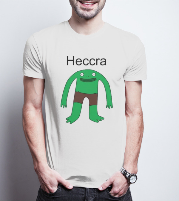Heccra Mr. Frog Cartoon Character In Brown Shorts T-Shirt