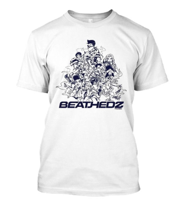 Jase Beathedz Connection 2 Vibrant Characters Doodle T-Shirt