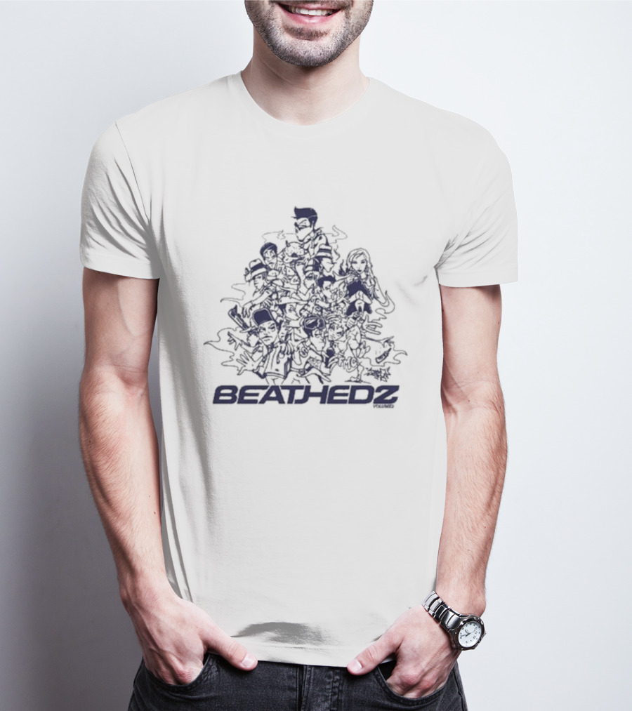 Jase Beathedz Connection 2 Vibrant Characters Doodle T-Shirt
