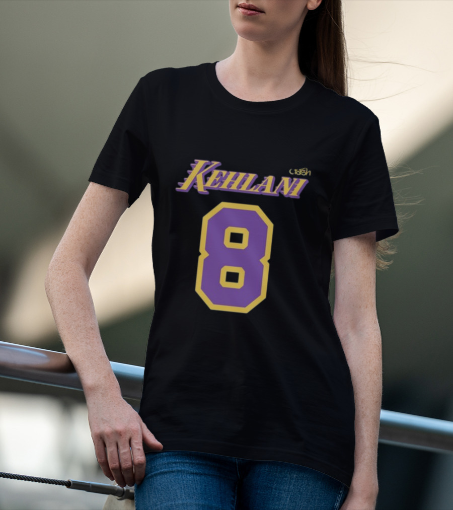 Kehlanistore Kehlani Purple Yellow Number 8 T-Shirt