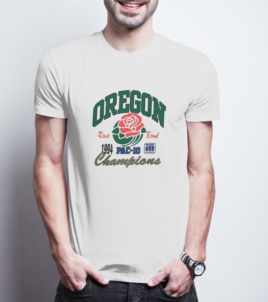 Oregon Rose Bowl 1994 Pac-10 Champions T-Shirt