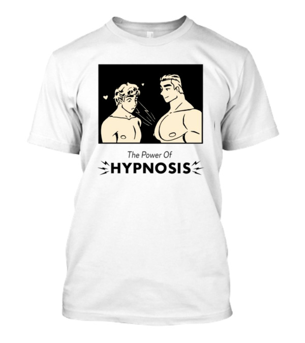 Hypnosis Power With Mesmerized Characters And Heart Symbols T-Shirt