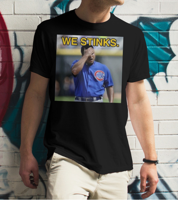 WE STINKS Chicago Cubs Baseball Frustration T-Shirt