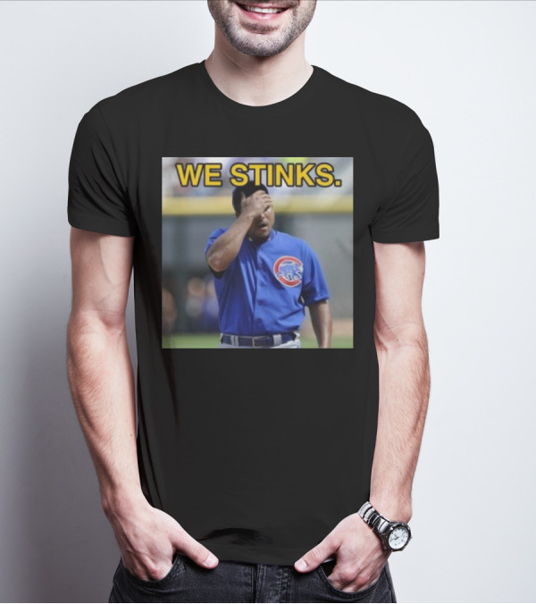 WE STINKS Chicago Cubs Baseball Frustration T-Shirt