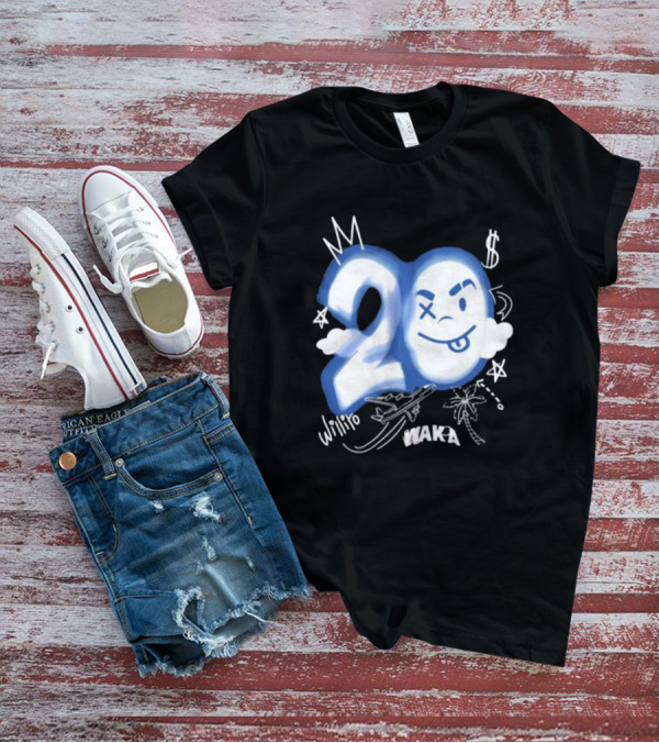 Willito Waka 20 Airplane Palm Trees Birthday Bundle T-Shirt