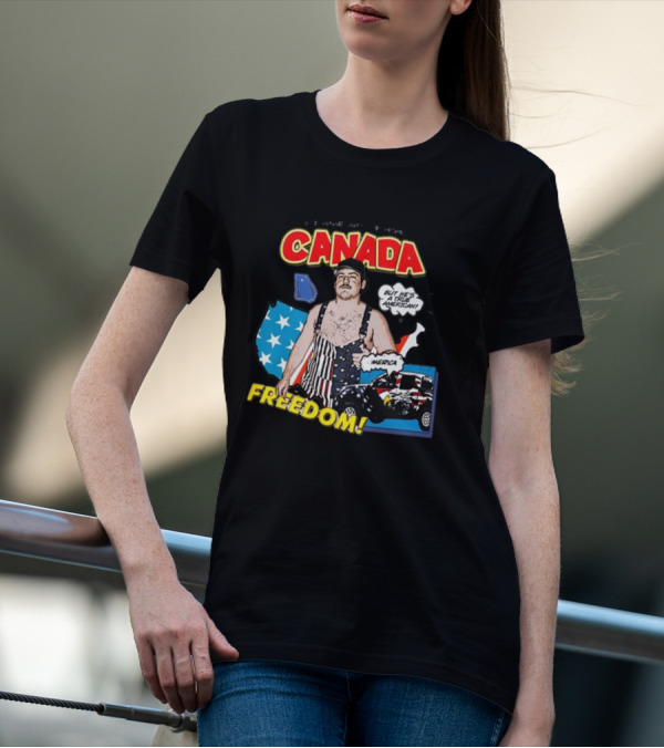 His Name May Be Noah Canada Freedom True American Comic T-Shirt