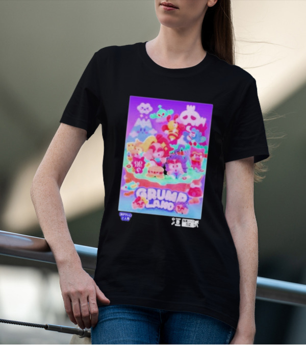 Grumpland Adventure With Game Grumps Characters In Colorful Cartoon World T-Shirt