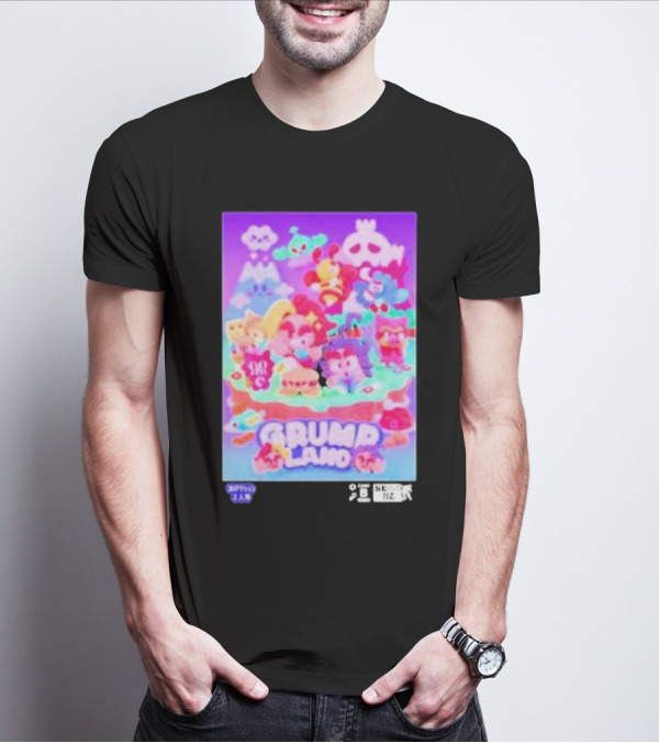 Grumpland Adventure With Game Grumps Characters In Colorful Cartoon World T-Shirt