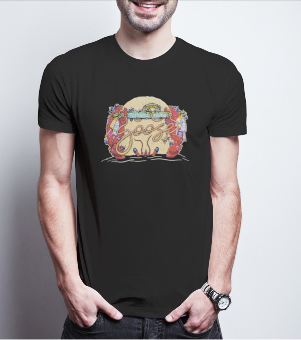 Portland Maine Goose Lobster And Lighthouse Scene T-Shirt