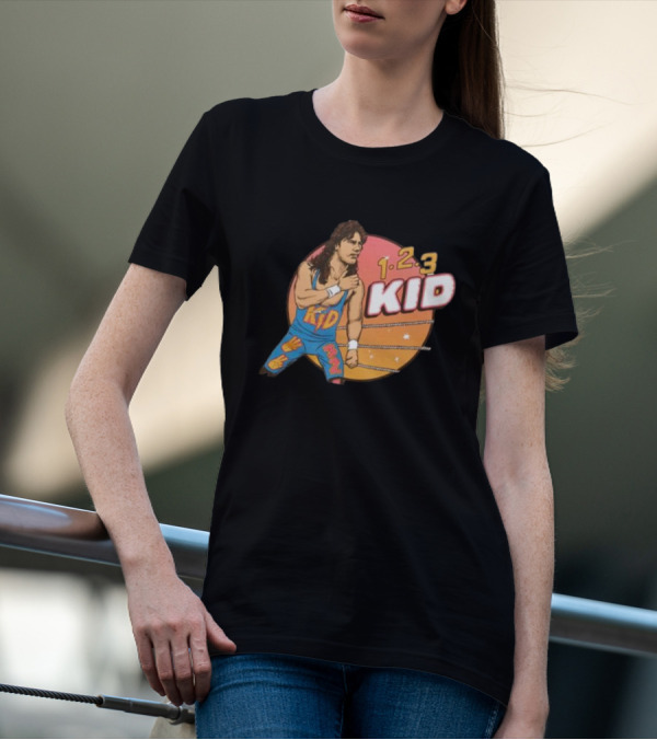 1-2-3 Kid Wrestling Legend Retro Graphics T-Shirt