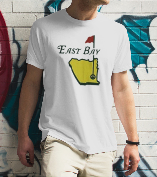 Oaklandish East Bay Golf Map With Flag Hole T-Shirt