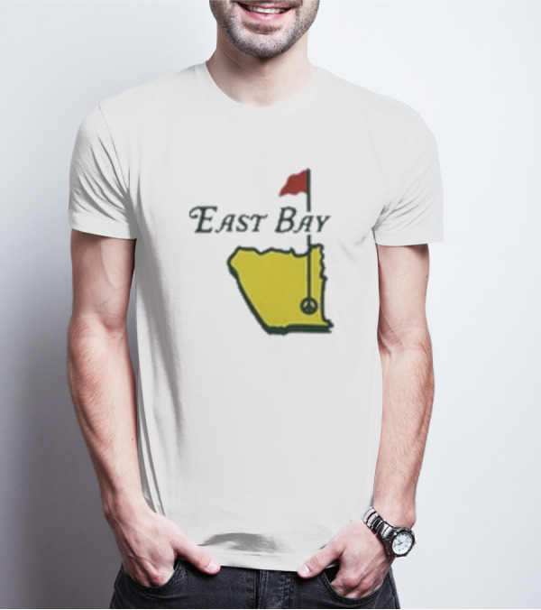 Oaklandish East Bay Golf Map With Flag Hole T-Shirt