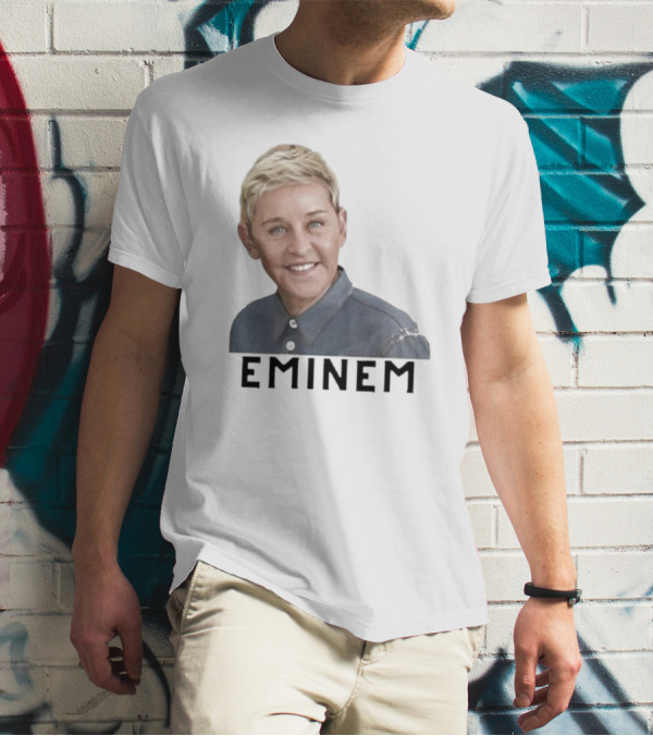 Eminem Ellen Degeneres Face Mashup T-Shirt