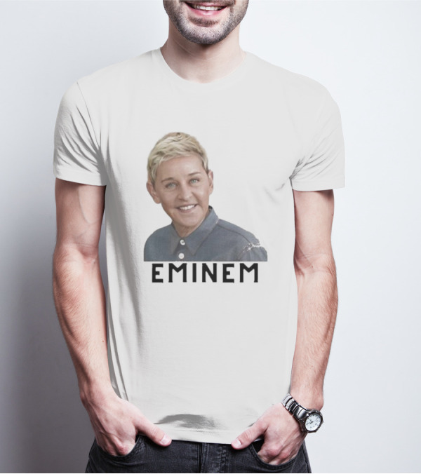 Eminem Ellen Degeneres Face Mashup T-Shirt