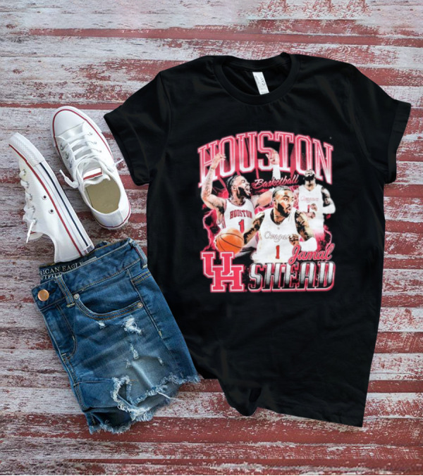 Jamal Shead Houston Cougars Basketball U H T-Shirt