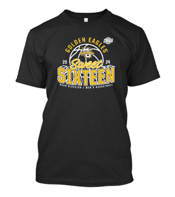 Marquette Golden Eagles 2024 Sweet Sixteen NCAA Division I Men's Basketball March Madness T-Shirt