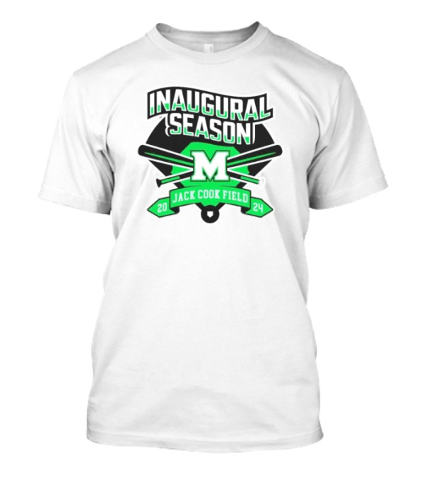 Marshall University 2024 Inaugural Season Jack Cook Field Baseball M T-Shirt