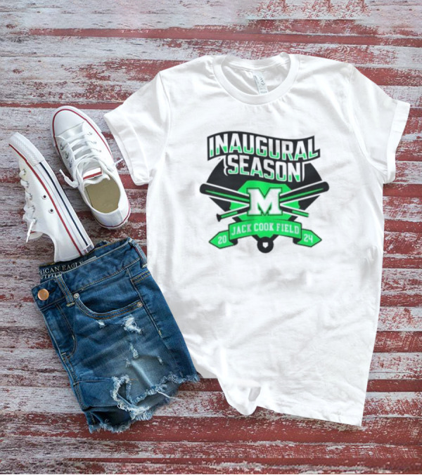 Marshall University 2024 Inaugural Season Jack Cook Field Baseball M T-Shirt