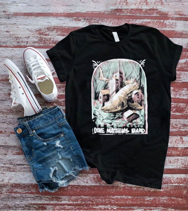 Dave Matthews Band June 26 Surreal Fish And Buildings T-Shirt