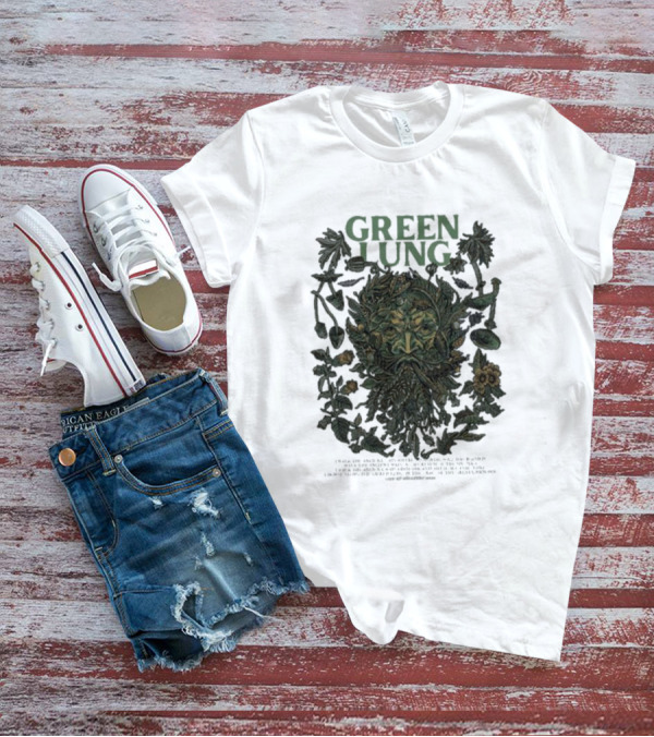 Green Lung Mythical Foliate Face Live At Hellfest T-Shirt