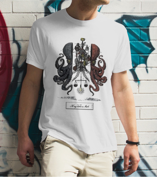 Hi My Name Is Mark Octopus Dissection T-Shirt